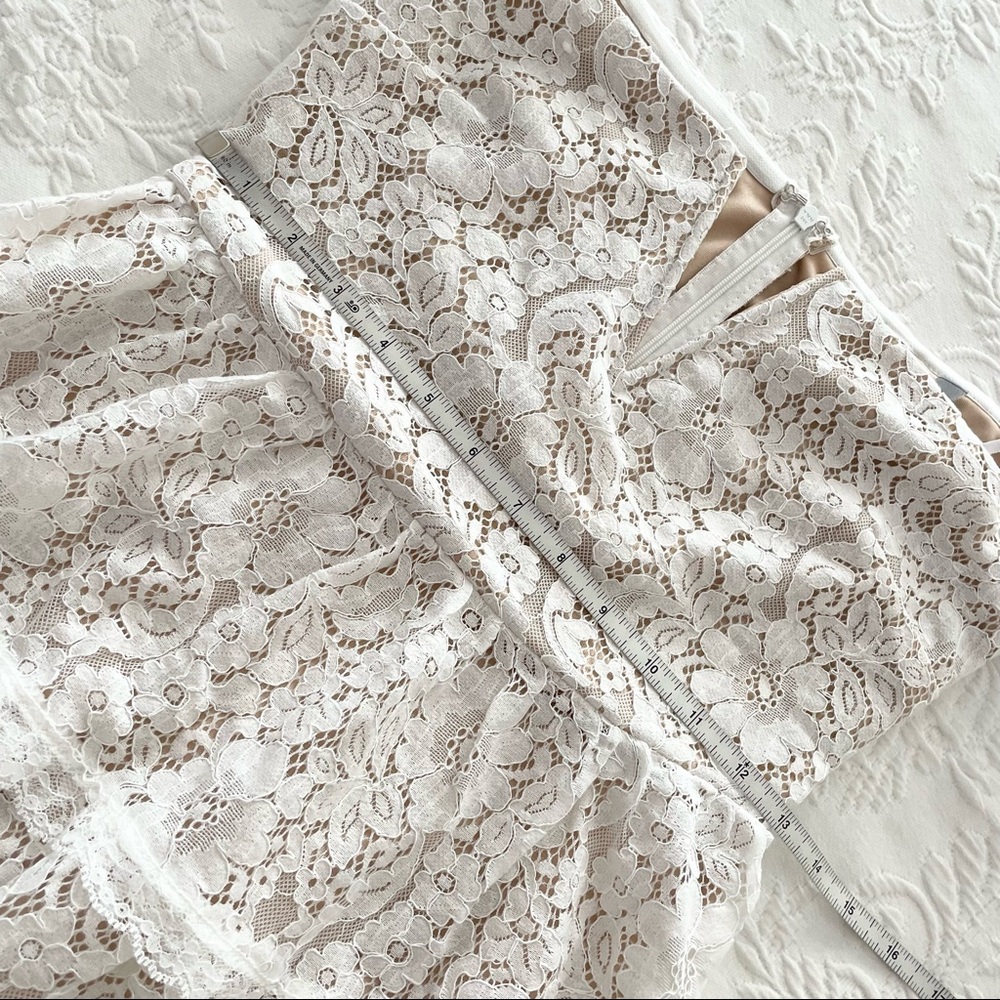 NWOT Lulus Absolutely Stunning White Lace Off-the-Shoulder Midi Dress Small - Picture 9 of 10